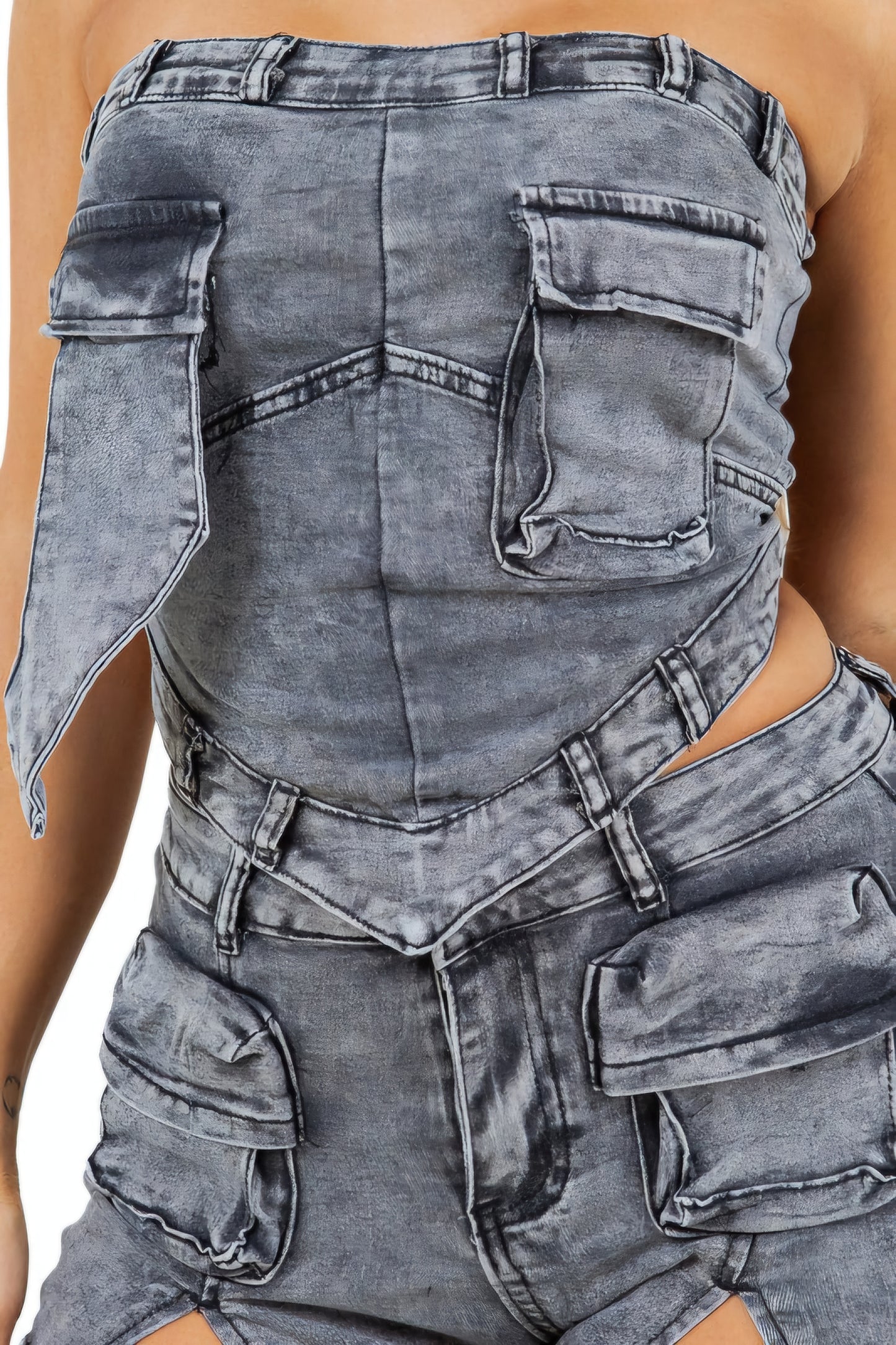 Denim 2 Piece Set