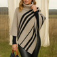 Turtleneck Batwing Poncho