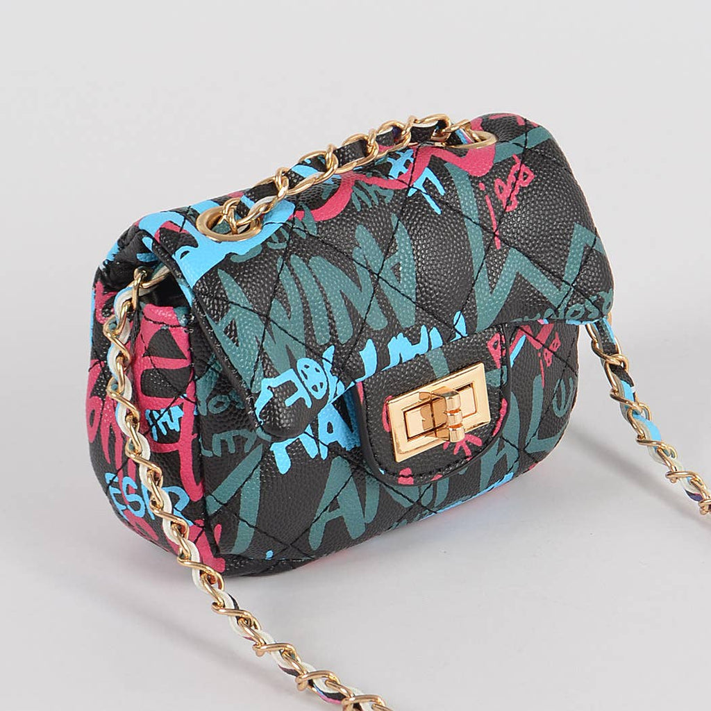 Multi Fonts Gradient Mini Clutch