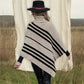 Turtleneck Batwing Poncho