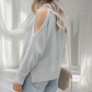 Cutout Shoulder Sweater