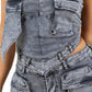 Denim 2 Piece Set
